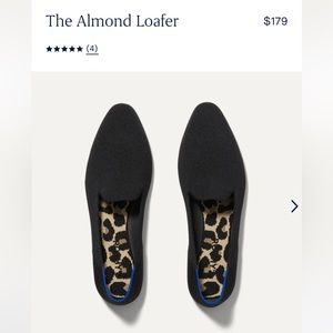 New Rothy’s Black Almond Loafers